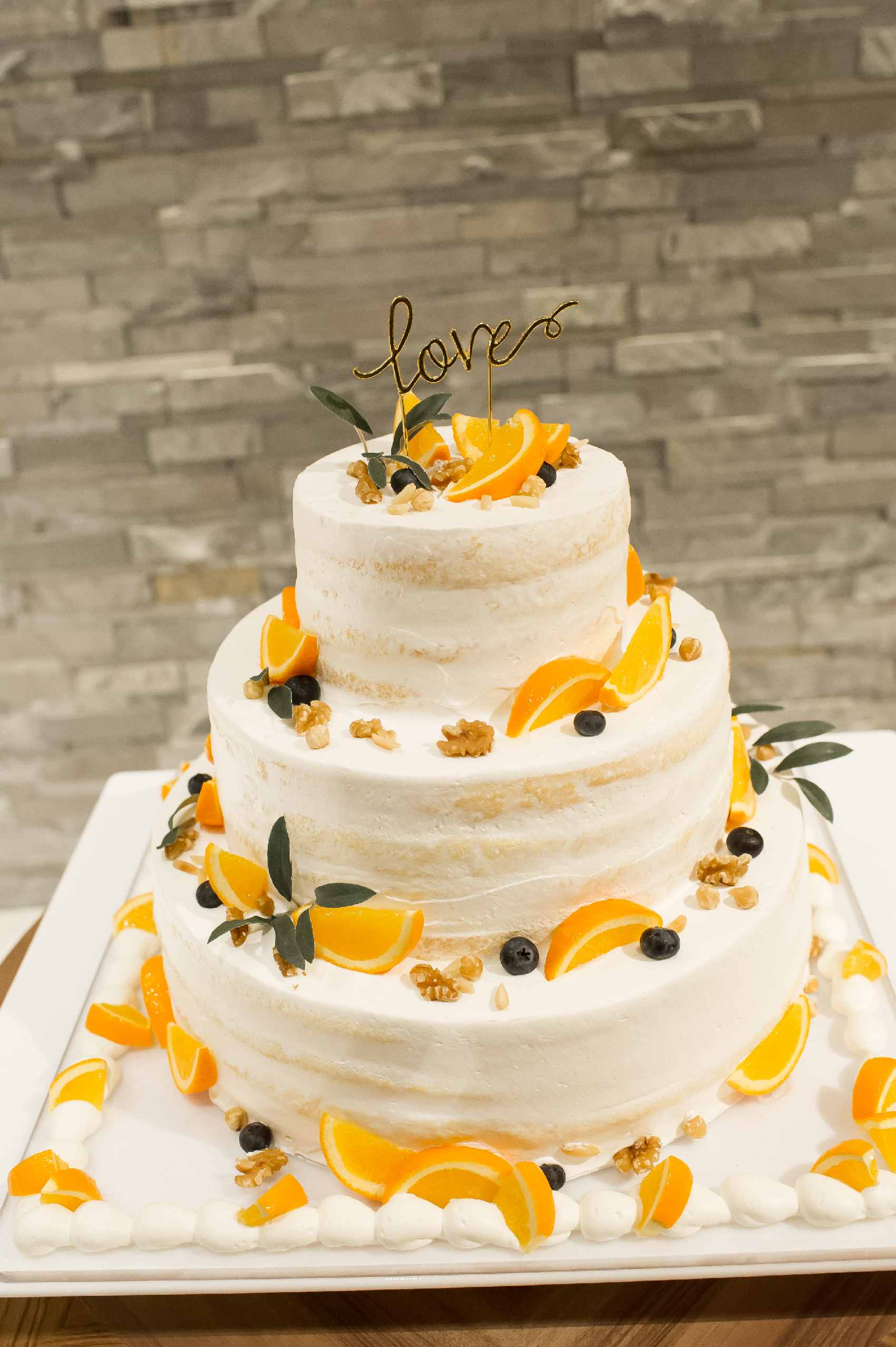 結婚式のウエディングケーキ